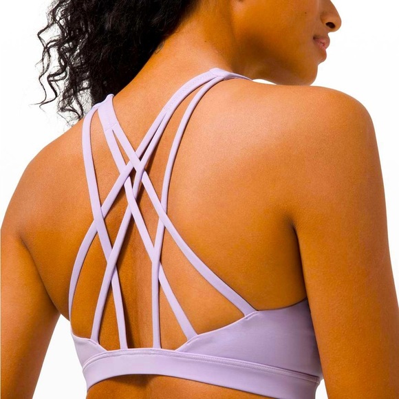 New Lululemon Free To Be Serene Bra *Light Support, C/D Cup *Lavender Dew💜 - Picture 3 of 9